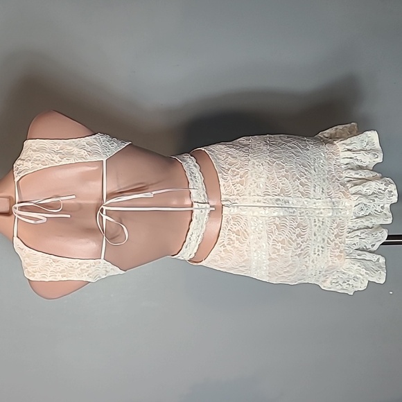 Hello Molly Beautiful Minds Dress White Lace 4 Wedding Bridal Party Engagement - Picture 4 of 11